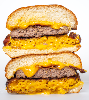 Bacon Mac N Cheese Burger
