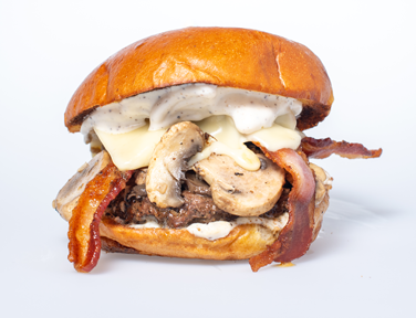 Bacon Mushroom Swiss Burger