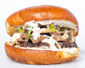 Philly Cheese Steak Burger