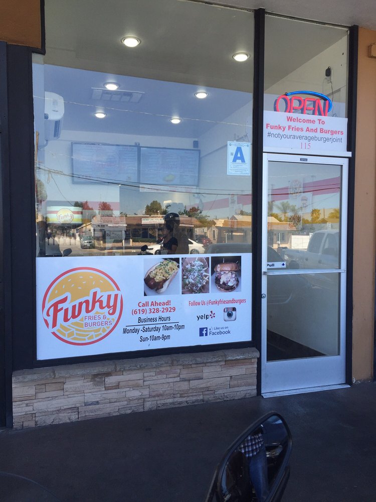 Funky Fries and Burgers original location