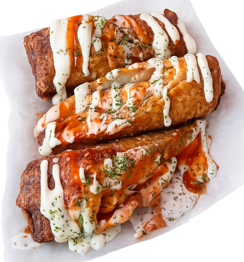 Buffalo Chicken Egg Roll